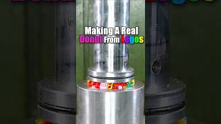 150 Ton Press Turns LEGOs Into a Donut 🧱🍩💥