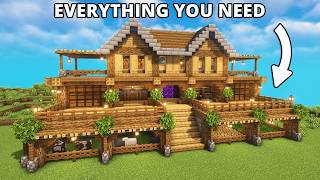 Minecraft Ultimate Survival Base Tutorial⚒️