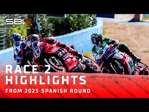 HIGHLIGHTS from the title decider #WorldSBK Race 2 🏆 | 2025 #SpanishWorldSBK 🇪🇸
