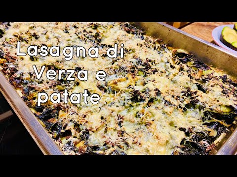 Se la provate stupirete tutti,verza e patate come una lasagna ￼