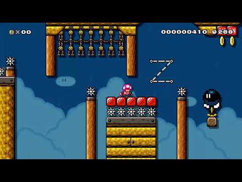 Bob-omb To The Sky And Beyond by deathshot1 [Super Mario Maker 2]