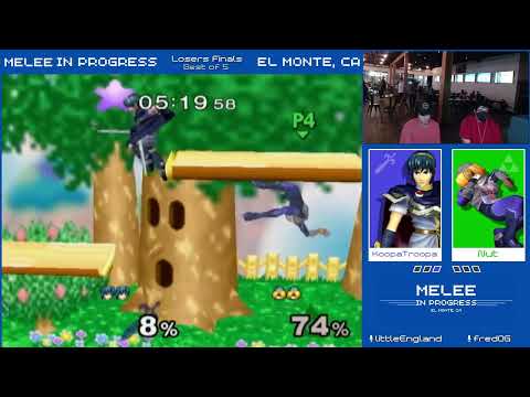 Melee in Progress 7 Losers Finals - Nut (Shiek) vs Koopatroopa (Marth)