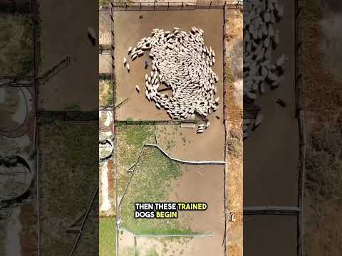 These Two Dogs Control Hundreds of Sheep ❤️