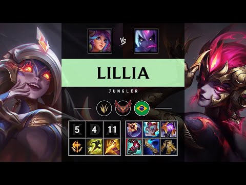 Lillia Jungle vs Evelynn - BR Grandmaster Patch 25.13