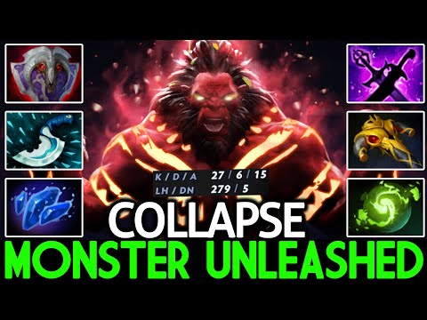 COLLAPSE [Axe] WTF Axe Mid 13 Min Godlike Monster Unleashed Dota 2