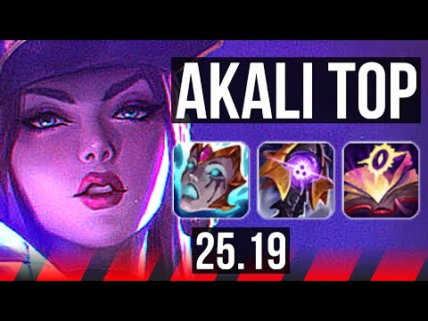 AKALI vs AATROX (TOP) | Legendary, 7 solo kills | NA Master | 25.19