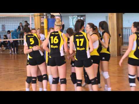 Radość TKS Tychy po wygranym meczu z AKS OSW Olsztyn