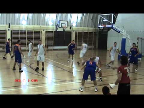 OZKosz Cz-wa Liga Okręgowa  2011/2012  28.10.2011 OKS Olesno - OSiR Kłobuck 1 kwarta