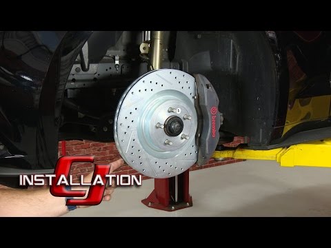 2015-2023 Mustang GT Performance Pack Baer Brakes Front Brake Rotor 15" Sport Pair Installation