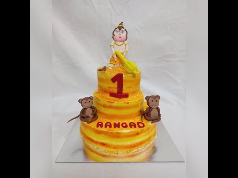 3 Tier Cake | Hanuman Theme Cake | Customize Cake
