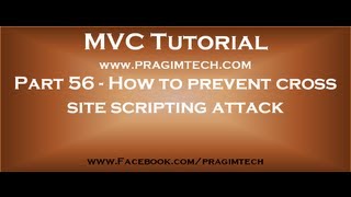 Part 56   How to prevent cross site scripting attack
