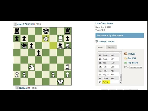 Razarajuci napad u amaterskom šahu -  Mr95Uros # 1131