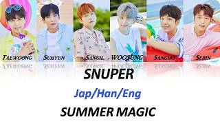 스누퍼 (SNUPER) – SUMMER MAGIC (夏のMagic)  Lyrics Jap/Rom/Eng