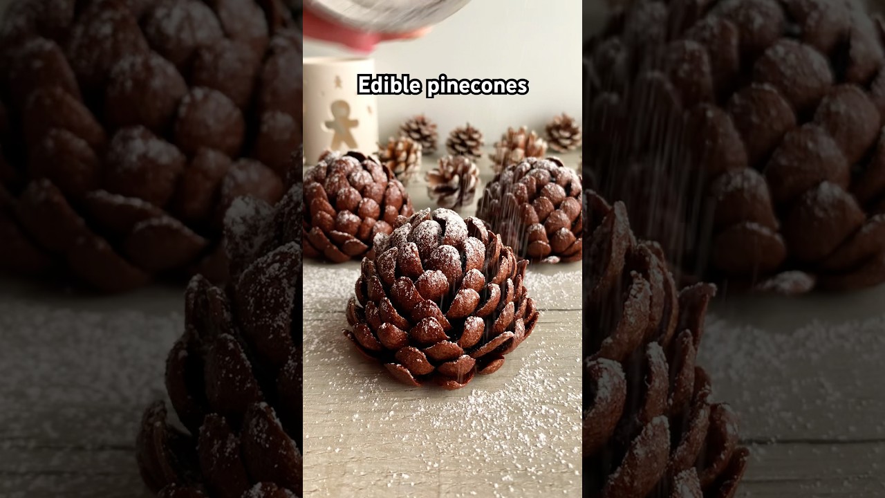 Edible Pinecones with 3-ingredients #recipe