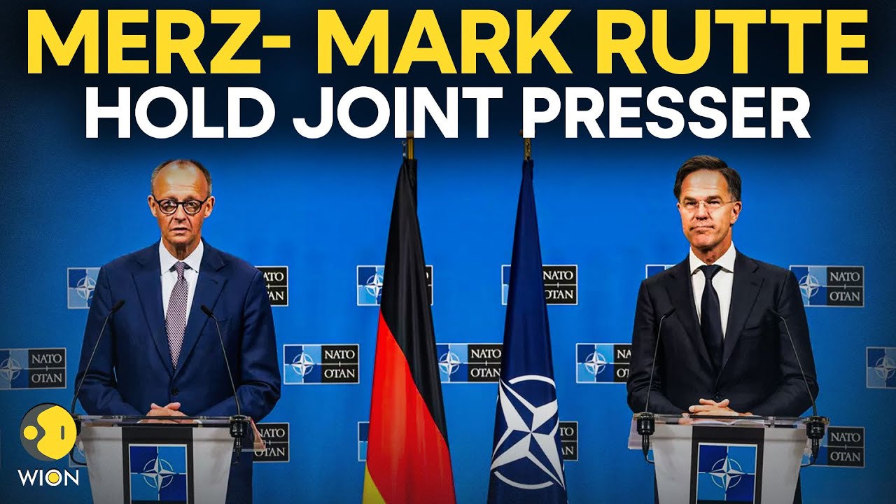LIVE: Germany's Merz And NATO Chief Rutte Address Reporters On Key Global Issues