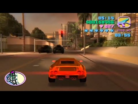 GTA: Vice City - Wanted Level Playthrough: Part 6 (PS2)