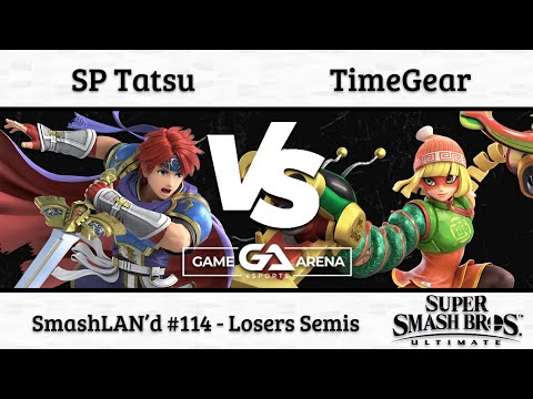 SmashLAN'd 114: SP Tatsu (Roy, Snake) vs. TimeGear (Min Min) - Losers Semis