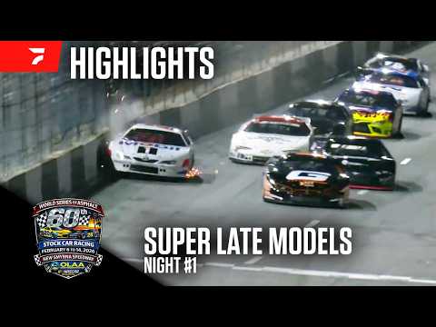 Night 1 | World Series of Asphalt Super Late Models at New Smyrna Speedway 2/6/26 | HIGHLIGHTS