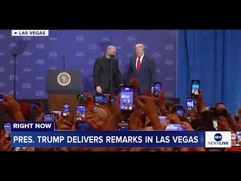 President Trump delivers remarks at Red Rock Casino Resort and Spa in Las Vegas: LIVE