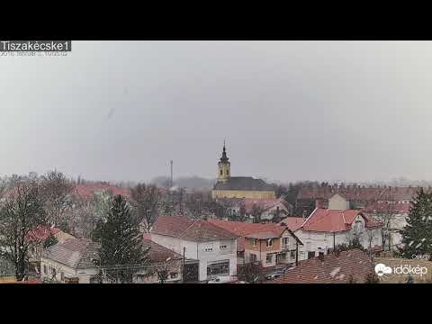 Intenzív havazás Tiszakécskén - 2018.02.03.