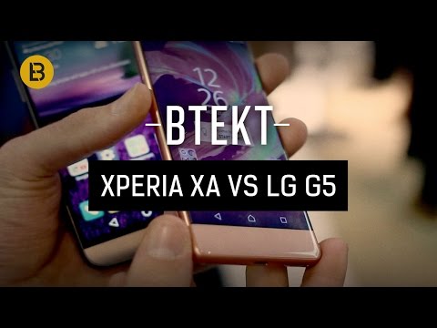 LG G5 vs Sony Xperia XA - MWC 2016