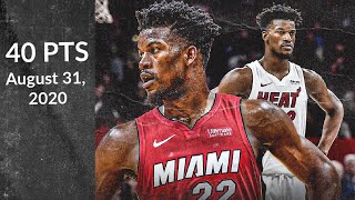 Jimmy Butler 40 PTS 4 REBS |Heat vs Bucks| NBA Playoffs 8/31/20