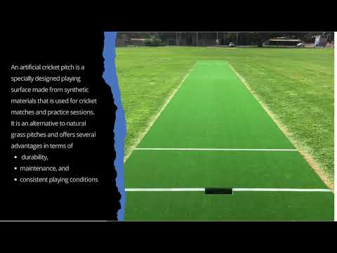 Cricket Pitch Artificial Green Grass