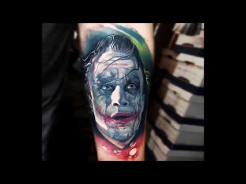 Evil Clown Tattoos Pics