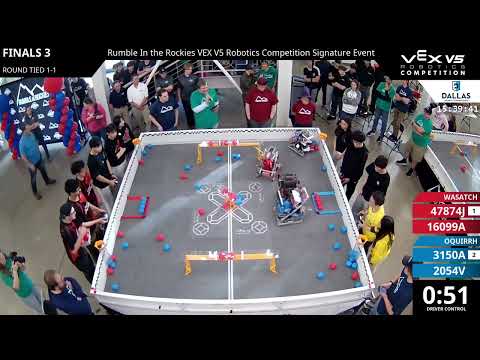 Rumble In the Rockies : Grand Finals - Final #1-3 - 47874J & 16099A vs 3150A & 2054V - Auton + Drive