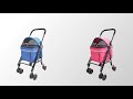 Видео о товаре Astro Go Lite Pet, коляска для собак и кошек / Ibiyaya (Китай)
