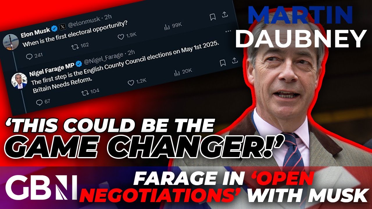 Nigel Farage sends 'INVITATION' to Elon Musk to 'get involved' in Reform as pair 'open negotiations'