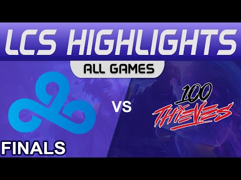 C9 vs 100 Highlights ALL GAMES Playoffs Finals LCS Summer 2022 Cloud9 vs 100 Thieves by Onivia