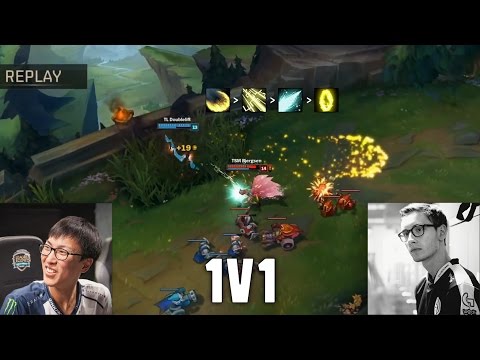 NA LCS Highlights | Week 9 Spring Split 2017 | TSM Bjergsen vs TL Doublelift (1v1)