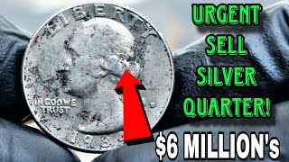 TOP 7 SILVER WASHINGTON QUARTER DOLLAR COINS WORTH A LOT OF MONEY -COINS WORTH MONEY!