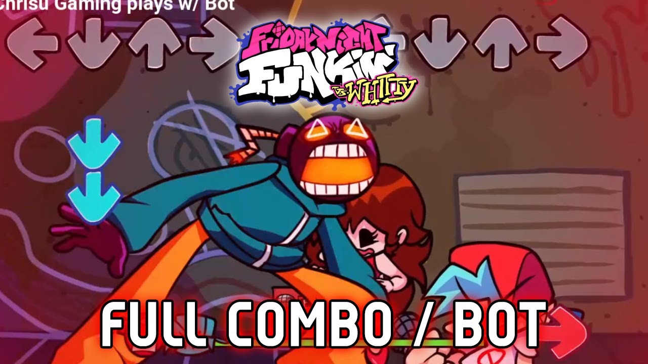 Whitty FNF mod character Ballistic gameplay screenshot from VS Whitty