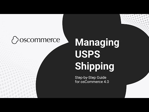 United States Postal Service Shipping (USPS OAuth 2) - osCommerce App Sh...