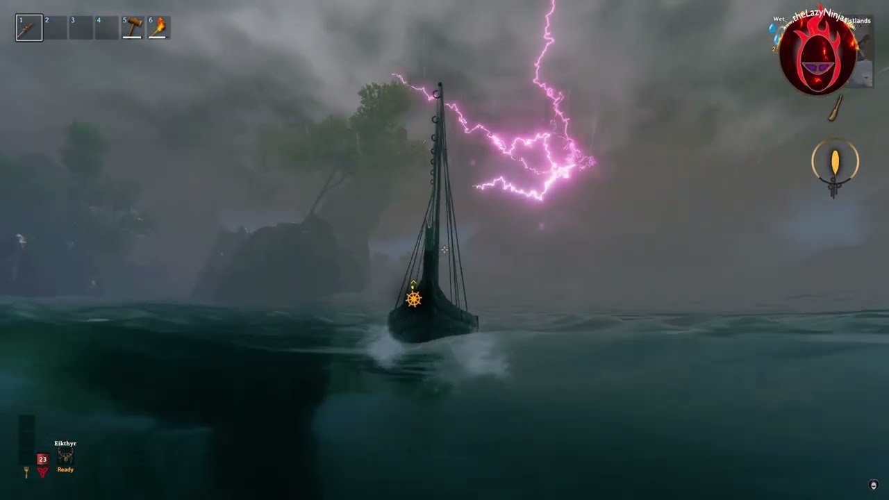 Video: Day 22 Storm with Pink Lightning