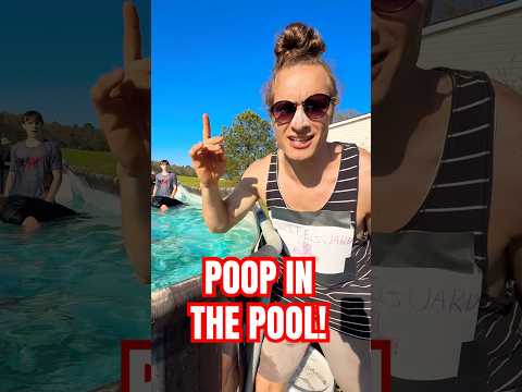 SOMEONE POOPED IN MY POOL! 😭