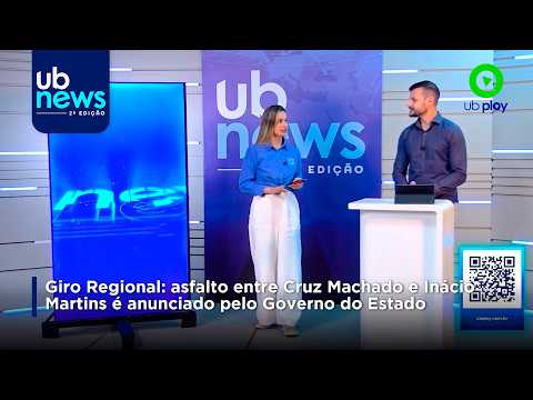 Giro Regional: asfalto entre Cruz Machado e Inácio Martins é anunciado pelo Governo do Estado