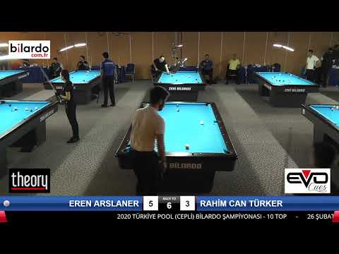 EREN  ARSLANER & RAHİM CAN TÜRKER Bilardo Maçı - 