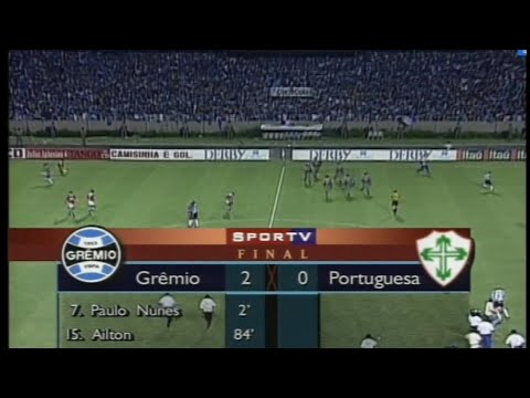 Final Brasileiro 96 - Grêmio 2x0 Portuguesa ( versão Sportv)
