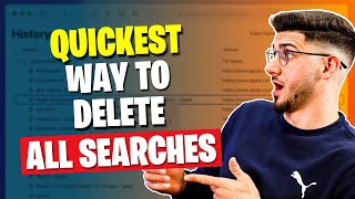 The Quickest Way to Delete All Searches