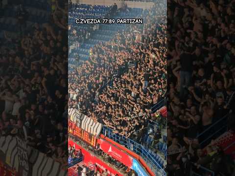 Grobari u "Zvezdinoj" Areni #partizan #crvenazvezda #euroleague