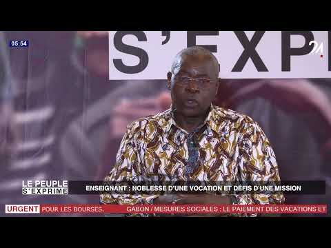 Capture d'écran du flux en direct de la chaîne de télévision gratuite en ligne Gabon 24