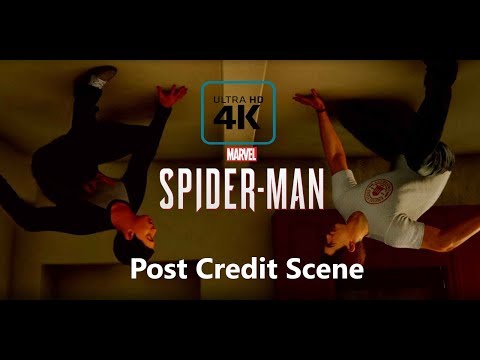 Spider Man 2018 Ending with Venom and Post Credit Scene in 4k UHD