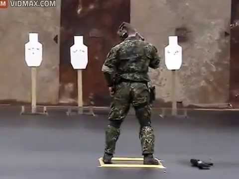 57 shots in 2 minutes, not a single miss  Don't fuck with the Danish special forces
