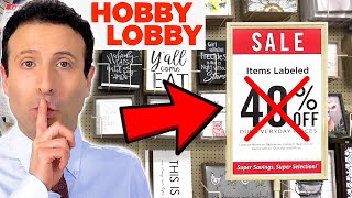 10 Shopping SECRETS Hobby Lobby Doesn