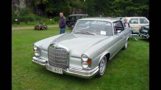 preview picture of video 'First car show Nostalgia 2011 . Mercedes Benz W111 250 SE Coupe 1967 Heckflosse Fintail .'