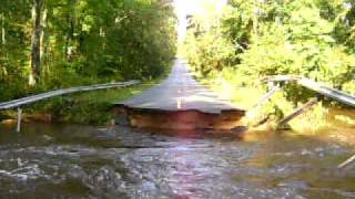 preview picture of video 'Sparta Road Bridge Wash Out, Caroline County, VA'