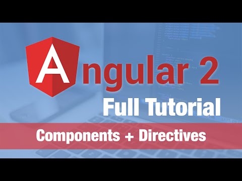 Angular 2 Tutorial 2016 Components incl Data Binding Two Way Binding